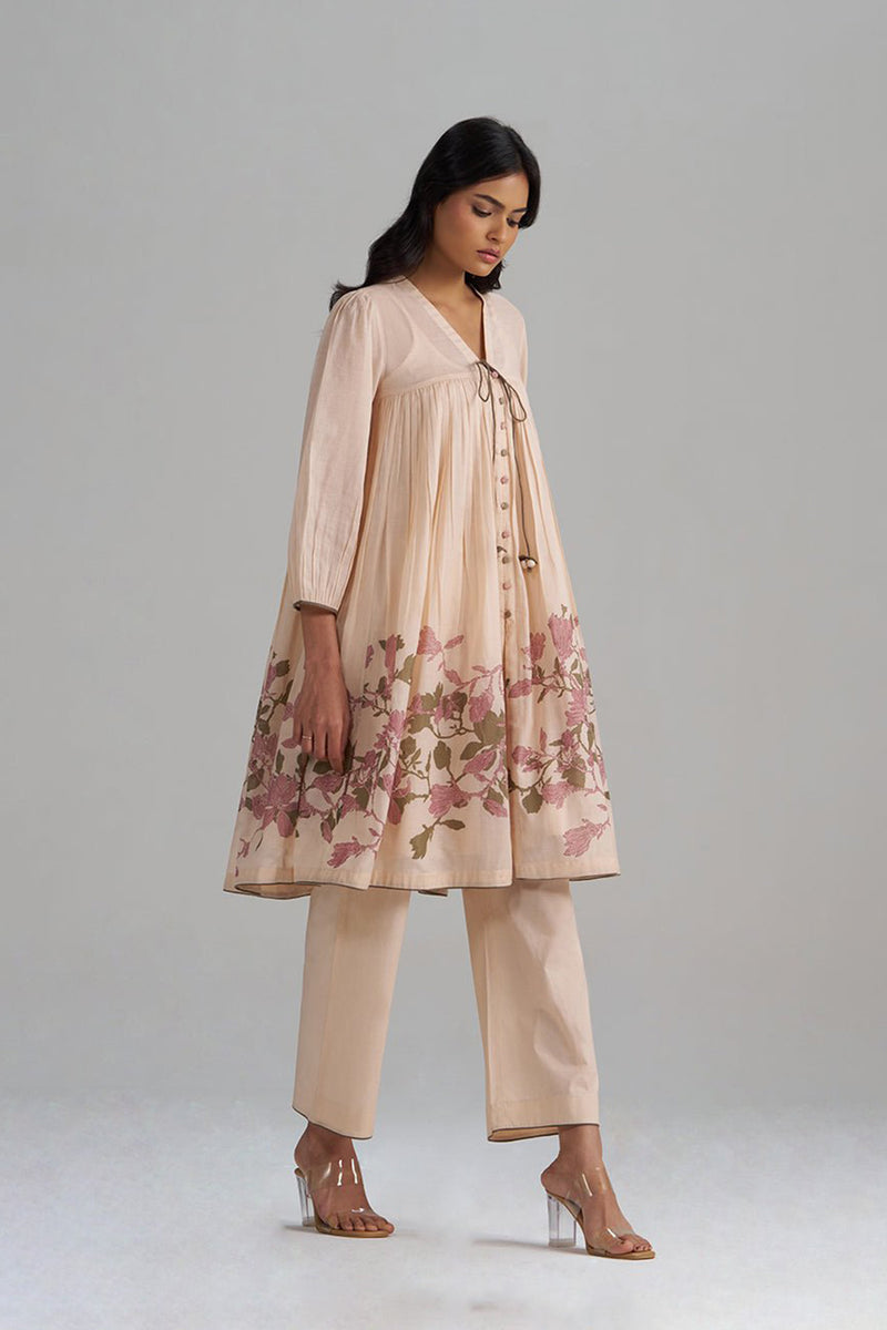 Baby Peach Mul-Mul Co-ord Set