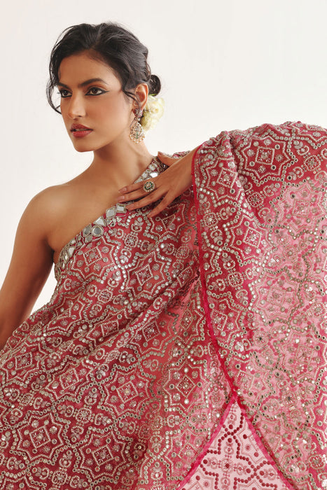 Hexagon One Shoulder Cape