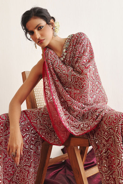 Hexagon Bootcut Pant