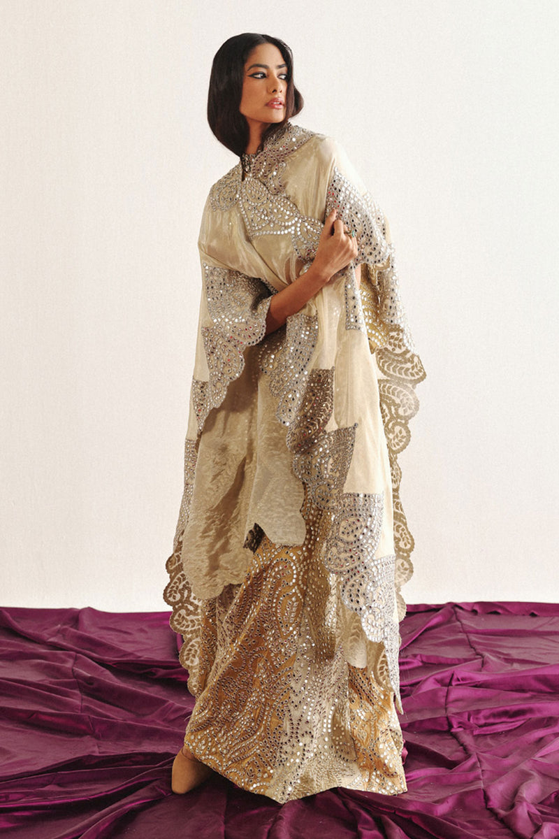 Dual Color Flared Shararas