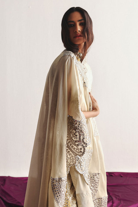 Dual Color Flared Shararas