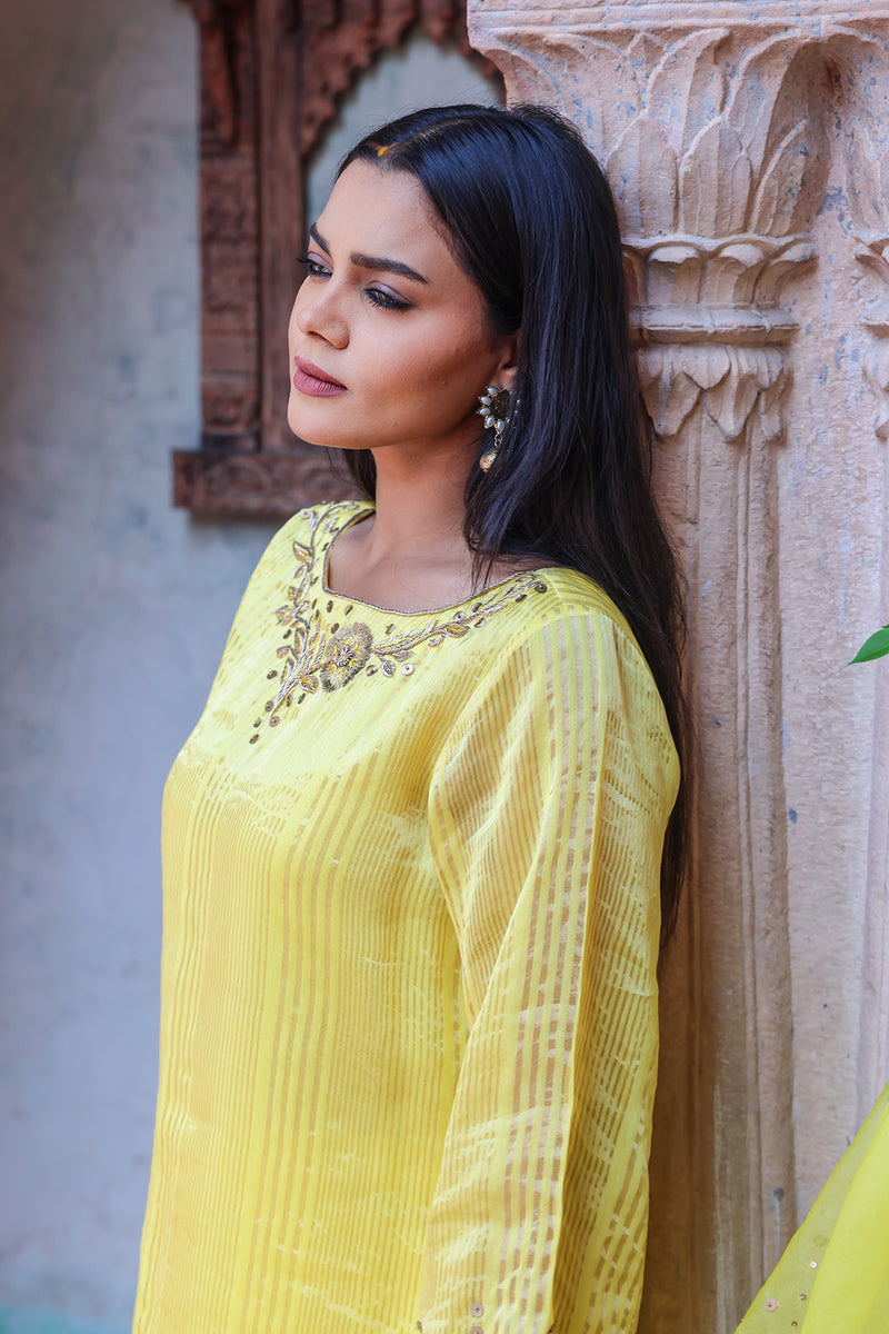 Haldi Kurta Set