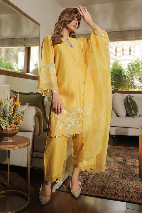 Honey Applique Kurta Set