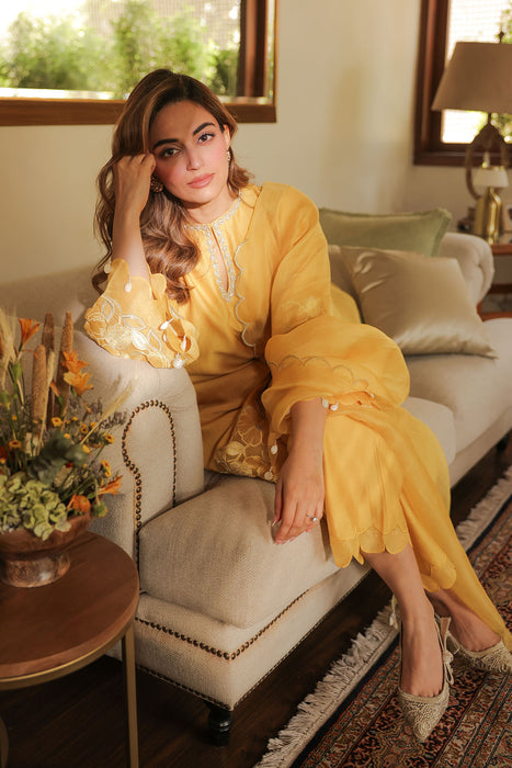 Honey Applique Kurta Set