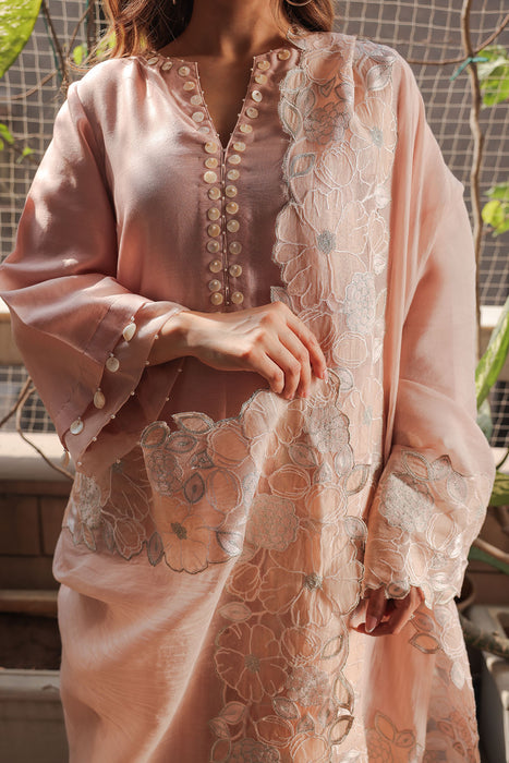 Blush A-line Kurta Set