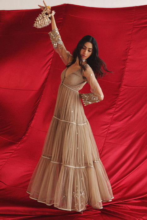 Palazzos With Mirrorwork