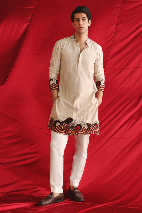 Ivory Metamorphosis Kurta