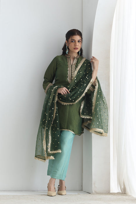 Ranjhana Tissue suit set