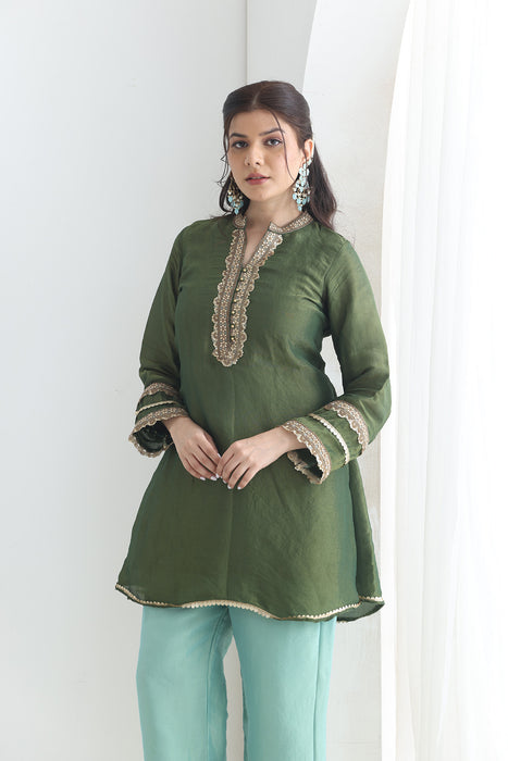 Ranjhana Tissue suit set