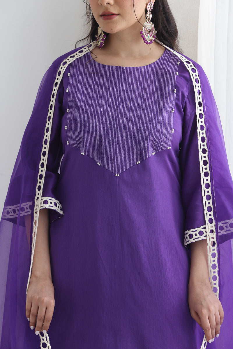 Taal Chanderi Suit Set