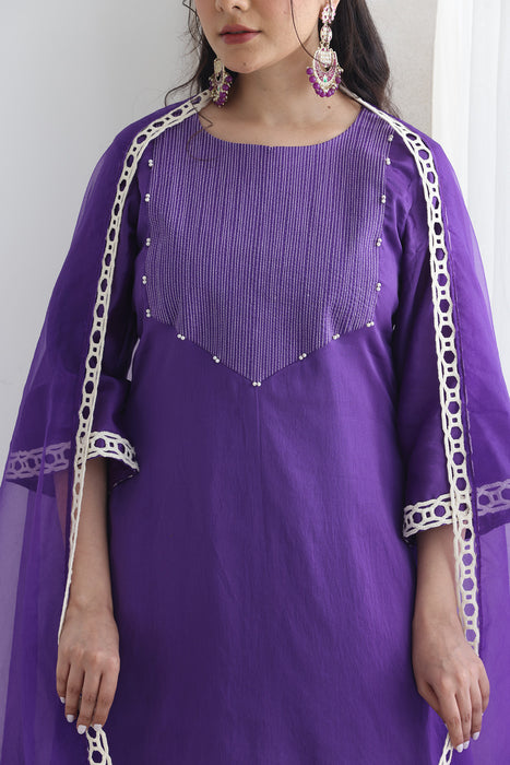 Taal Chanderi Suit Set