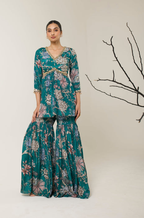 BLOOMSCAPE GHARARA SET