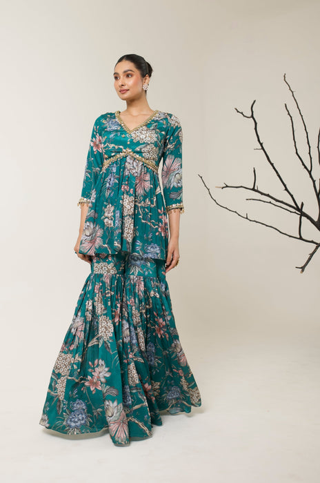 BLOOMSCAPE GHARARA SET
