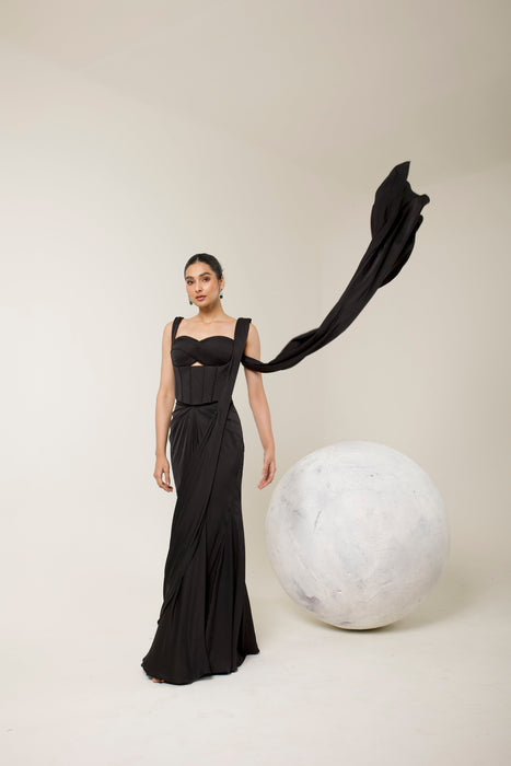 NEDA CORSET SAREE