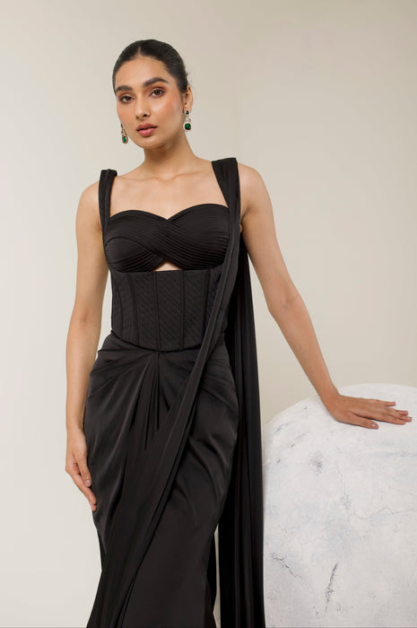 NEDA CORSET SAREE