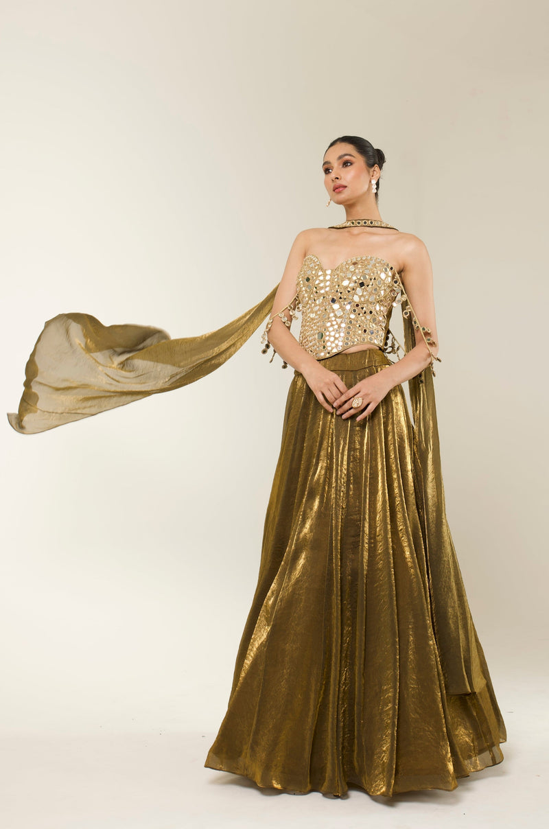 CHAMAK LEHENGA SET