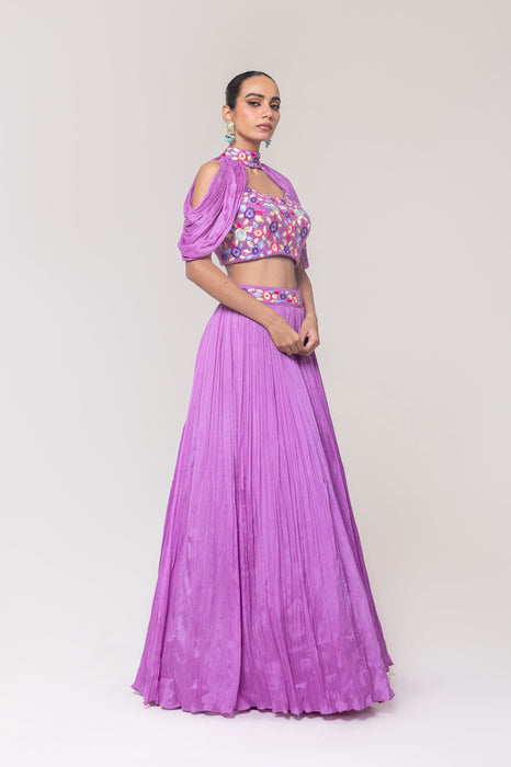 LILAC LEHENGA SET