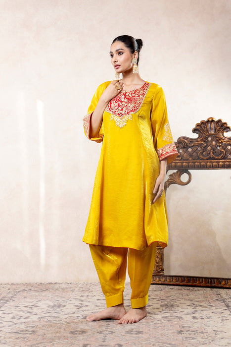 RIWAZ CHOGA SUIT SET