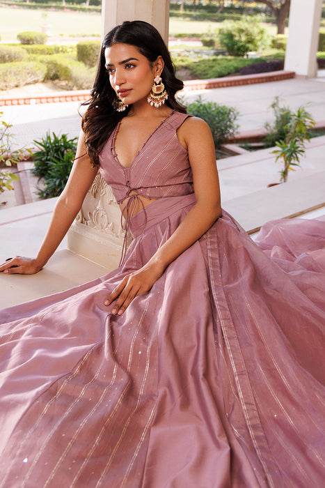 Ash Rose Lehenga Set