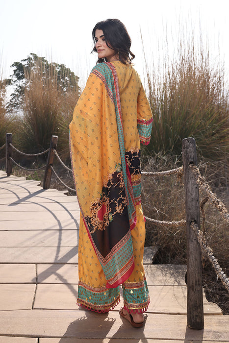 Sunstruck Yellow Muslin Kurta Set