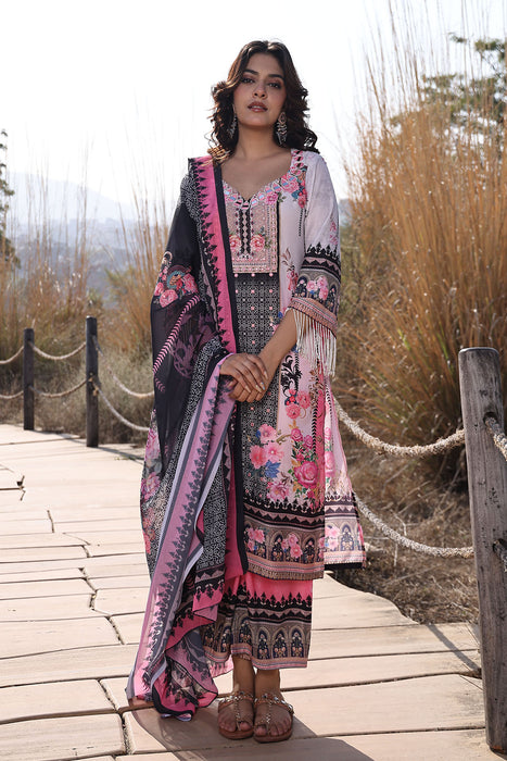 Buttercream Pink Muslin Kurta Set