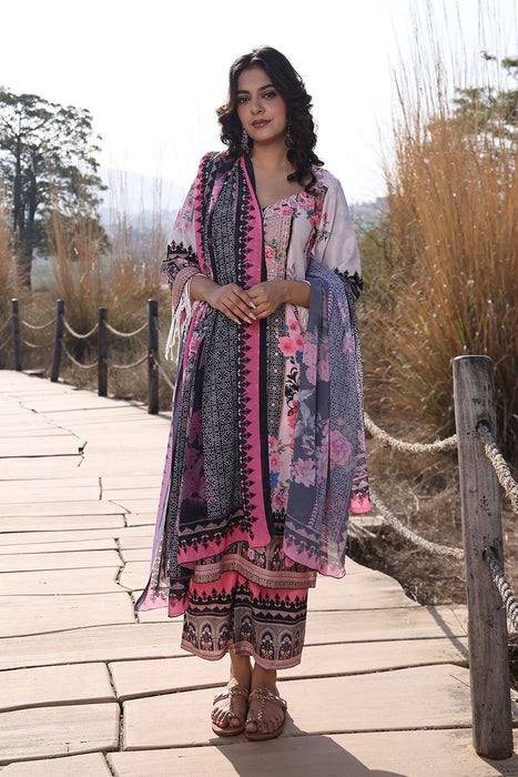 Buttercream Pink Muslin Kurta Set