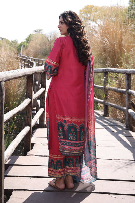 Persian Pink Muslin Kurta Set