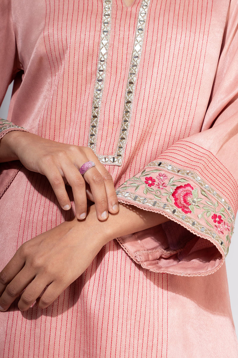 Pink Kurta & Pant Set