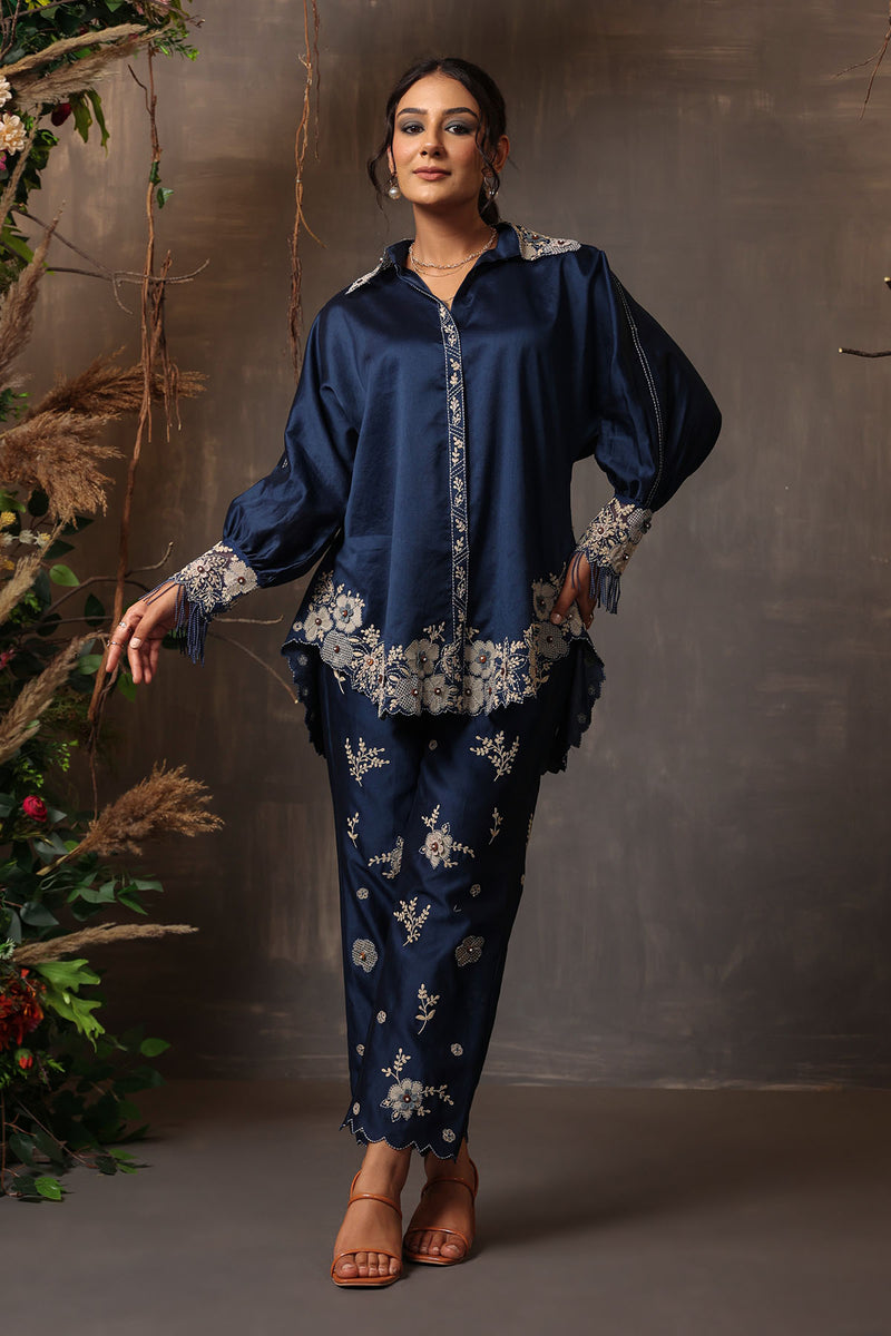 GULSHAN CORDSET DARK BLUE