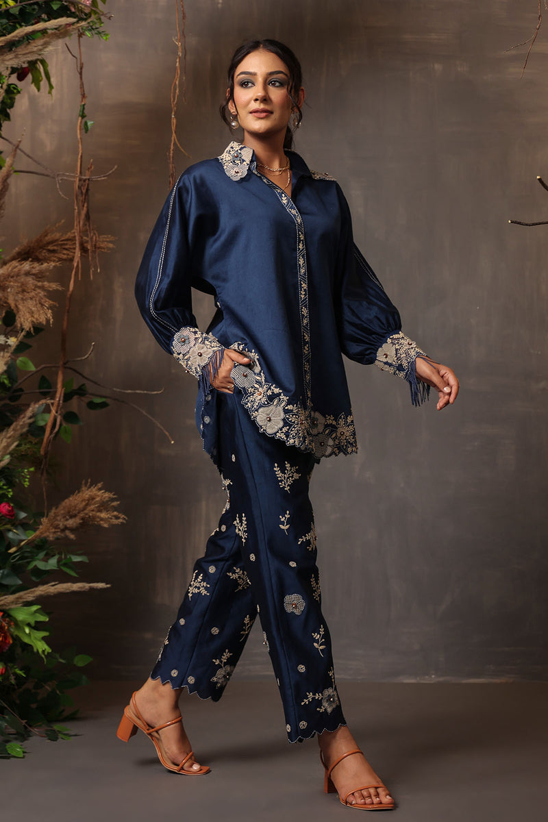 GULSHAN CORDSET DARK BLUE
