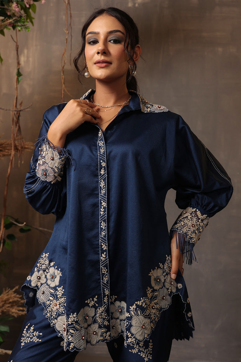 GULSHAN CORDSET DARK BLUE