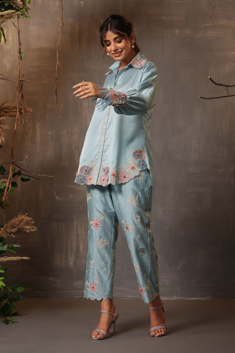 GULSHAN CORDSET BLUE