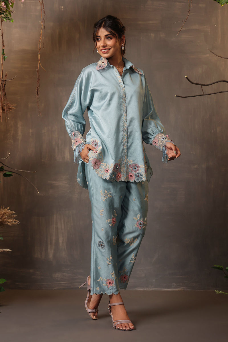 GULSHAN CORDSET BLUE