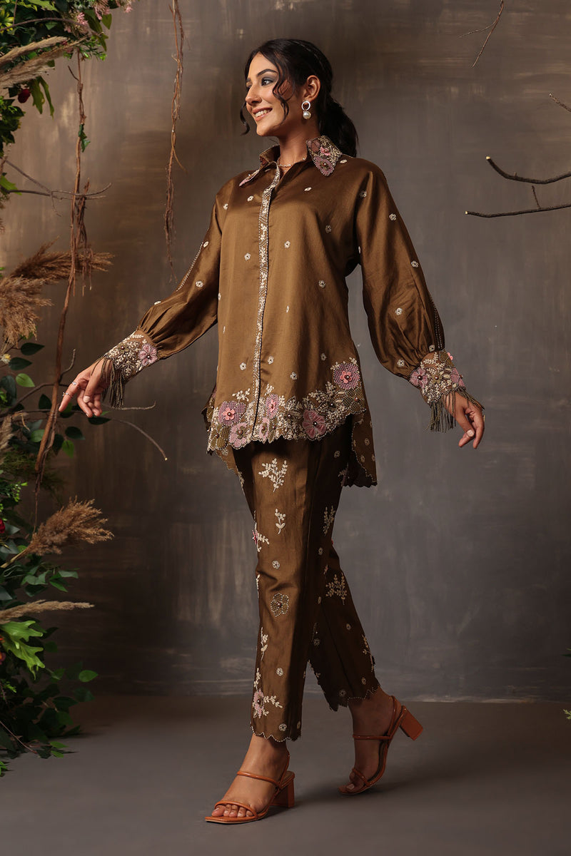 GULSHAN CORDSET OLIVE GREEN