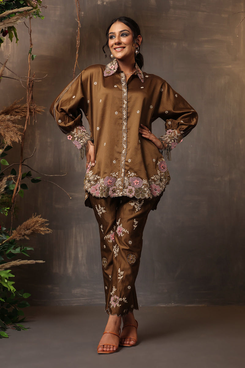GULSHAN CORDSET OLIVE GREEN