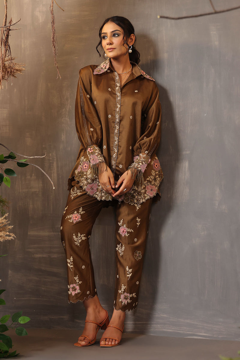 GULSHAN CORDSET OLIVE GREEN