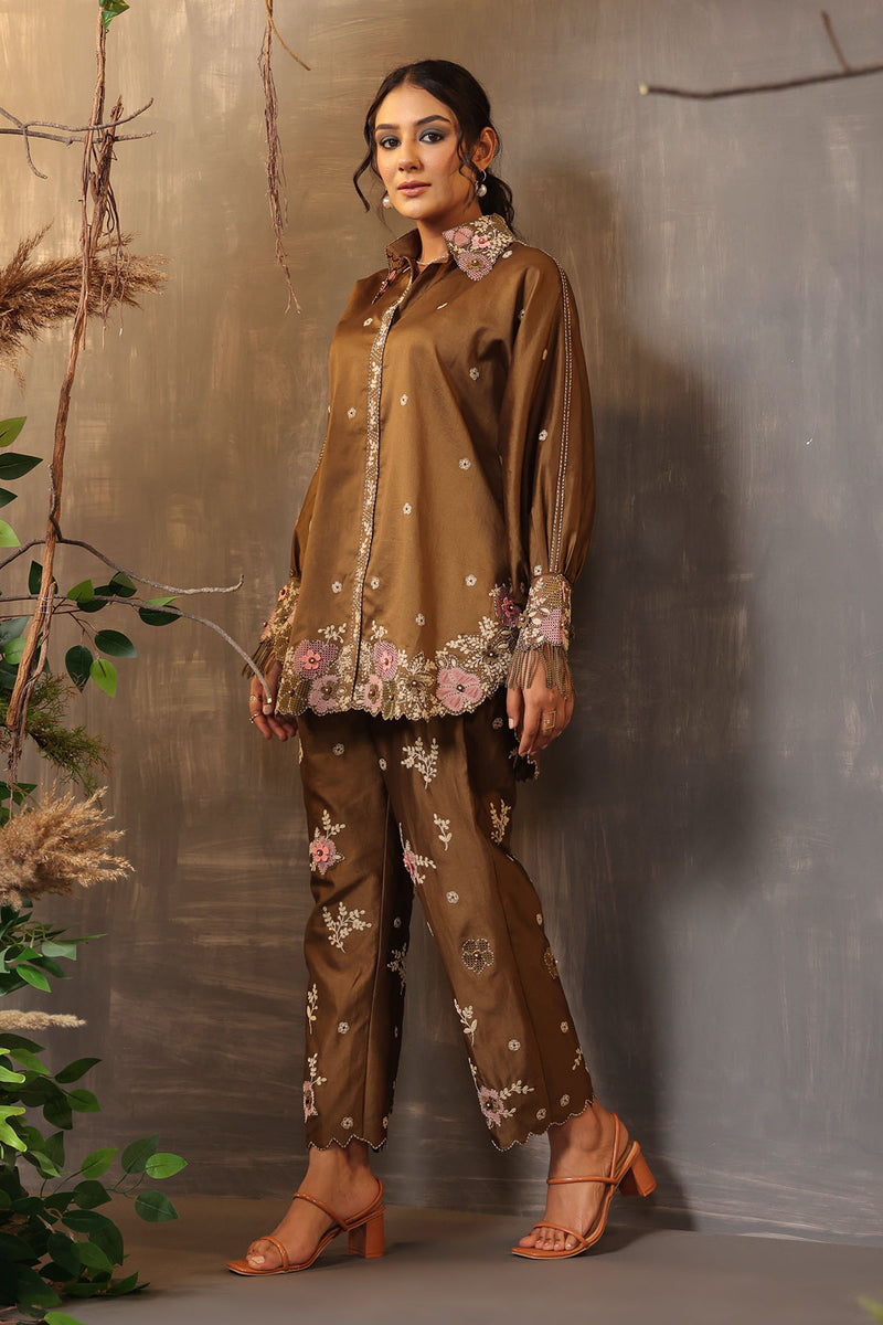 GULSHAN CORDSET OLIVE GREEN