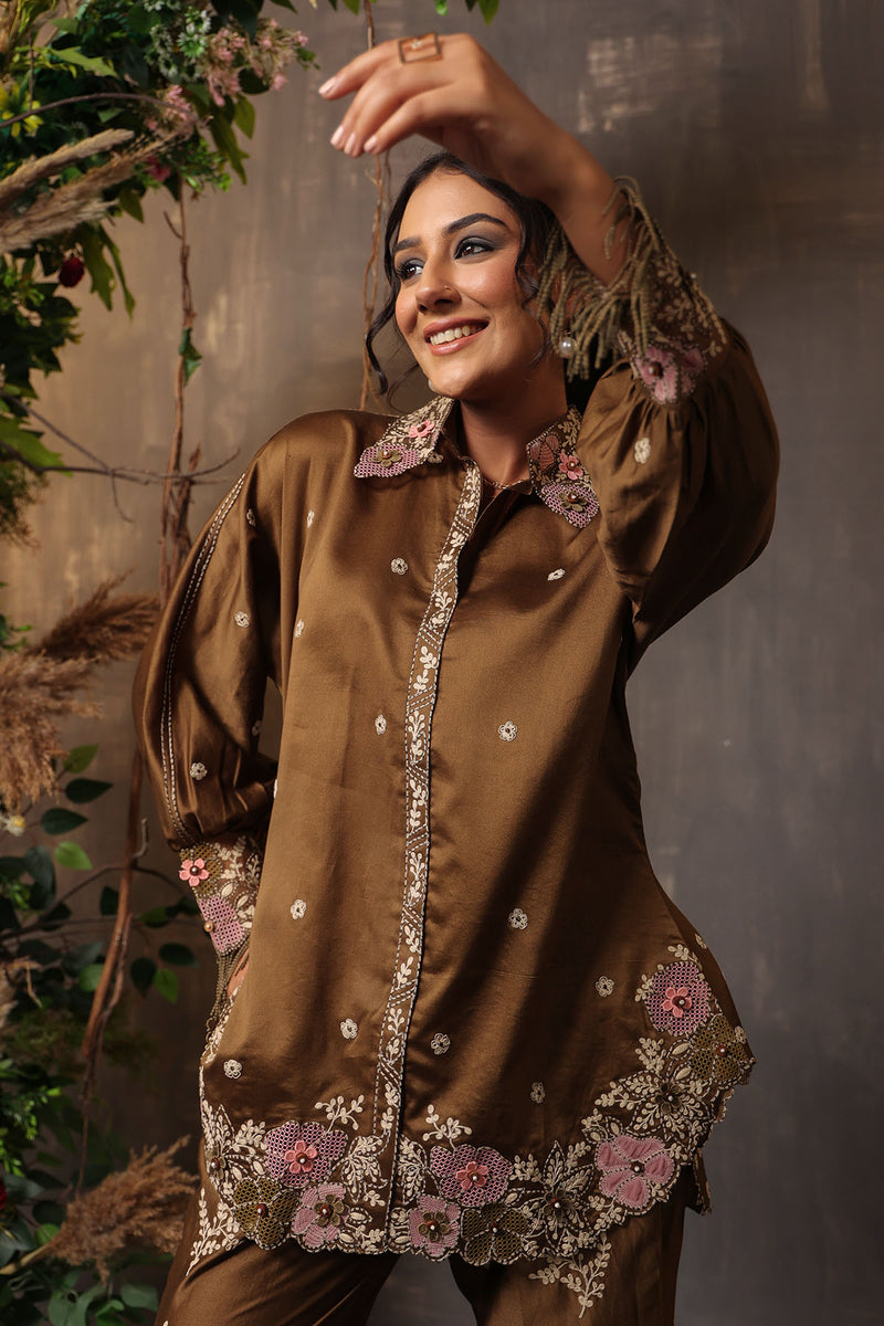 GULSHAN CORDSET OLIVE GREEN