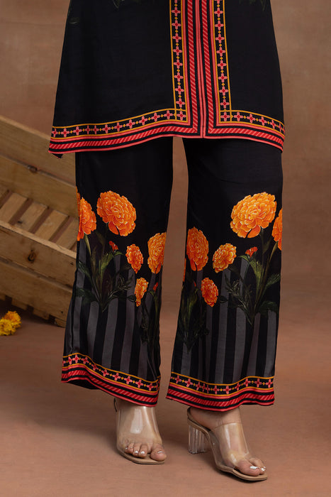 Trishna- Black Placement Coord Set