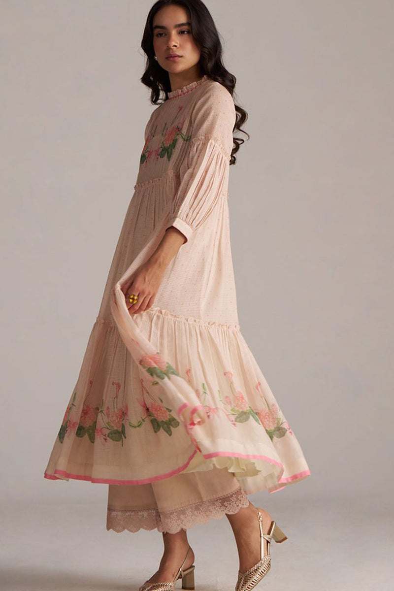 Peach Dust Kota Co-ord Set