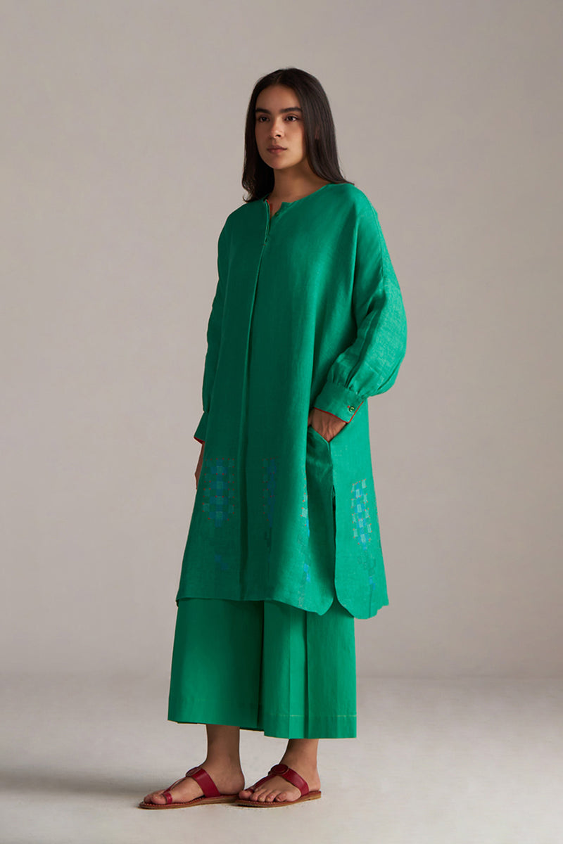 Simply Green Linen Co-ord Set