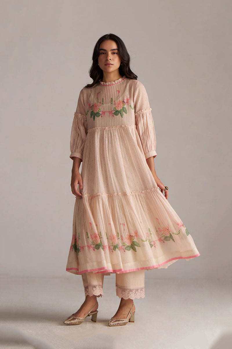 Peach Dust Kota Co-ord Set