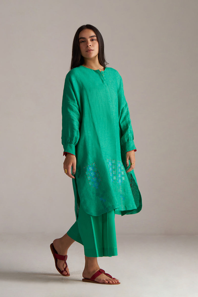 Simply Green Linen Co-ord Set