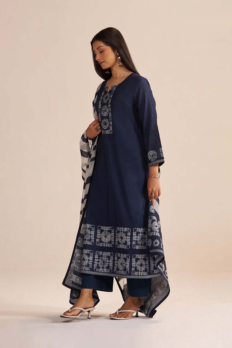Denim Blue Kurta Set