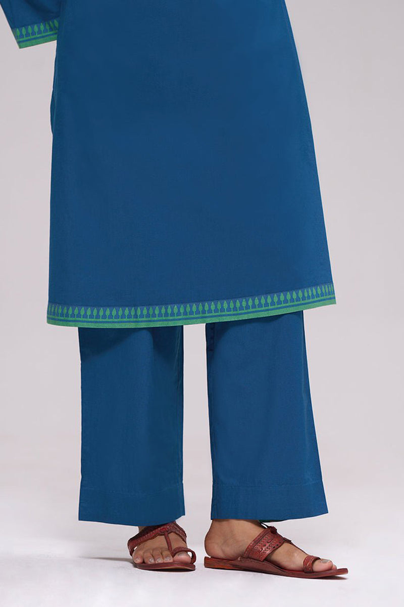 Deep Blue Cotton Co-ord Set