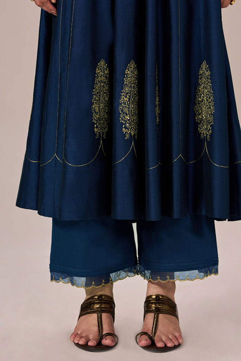 Rich Blue Festive Kurta Set