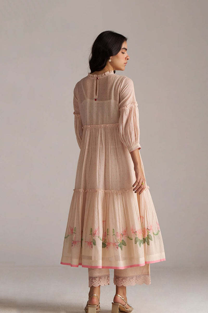 Peach Dust Kota Co-ord Set