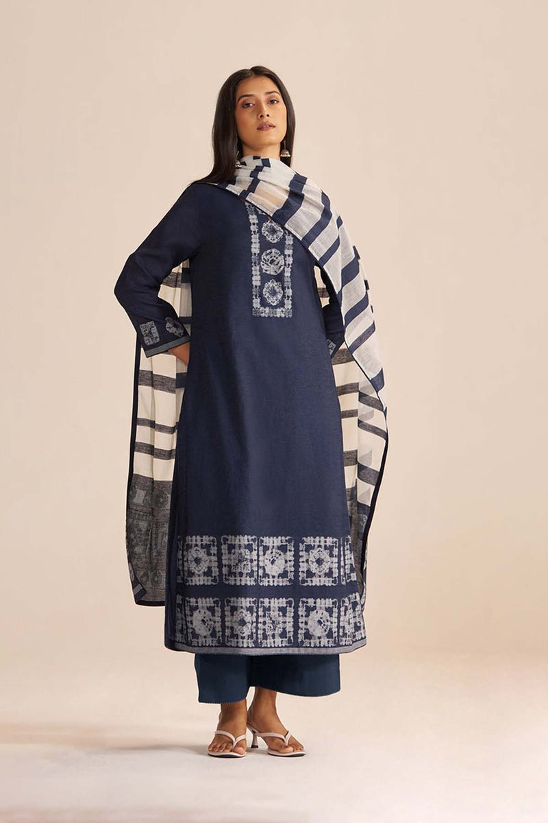 Denim Blue Kurta Set
