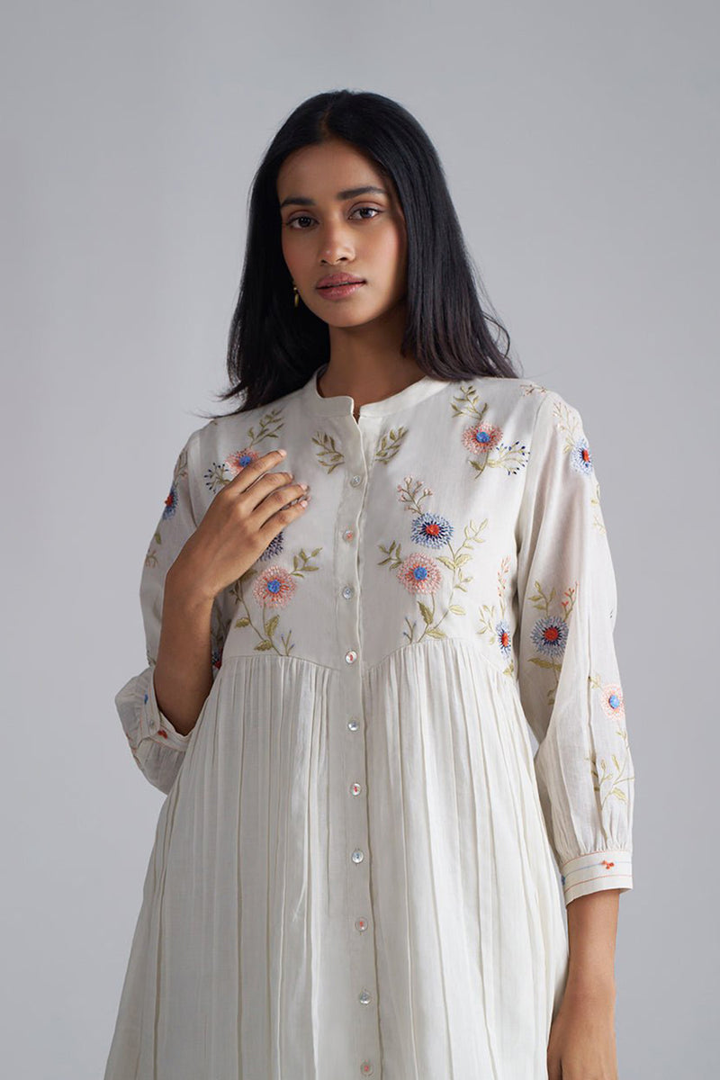 Ivory Mul-Mul Co-ord Set