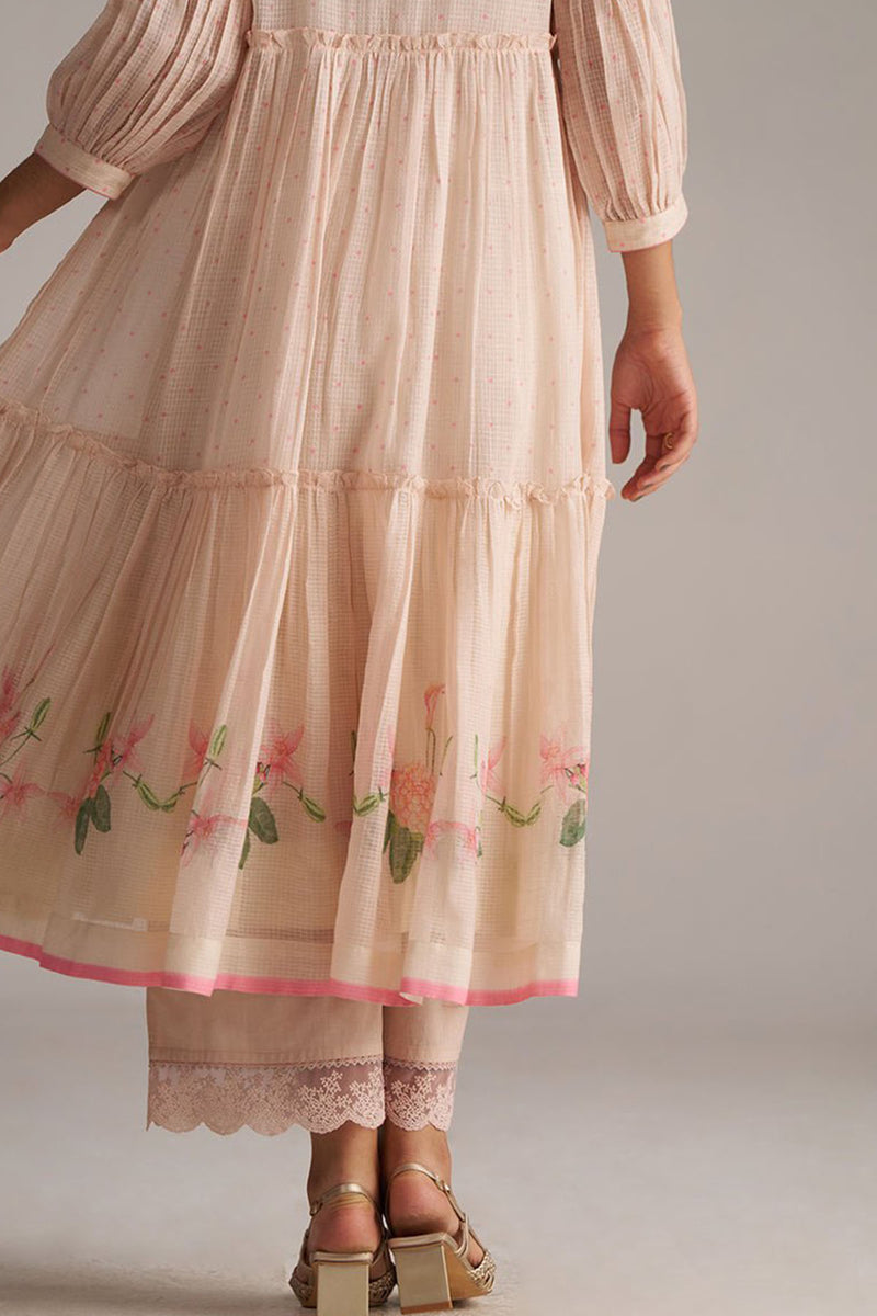 Peach Dust Kota Co-ord Set